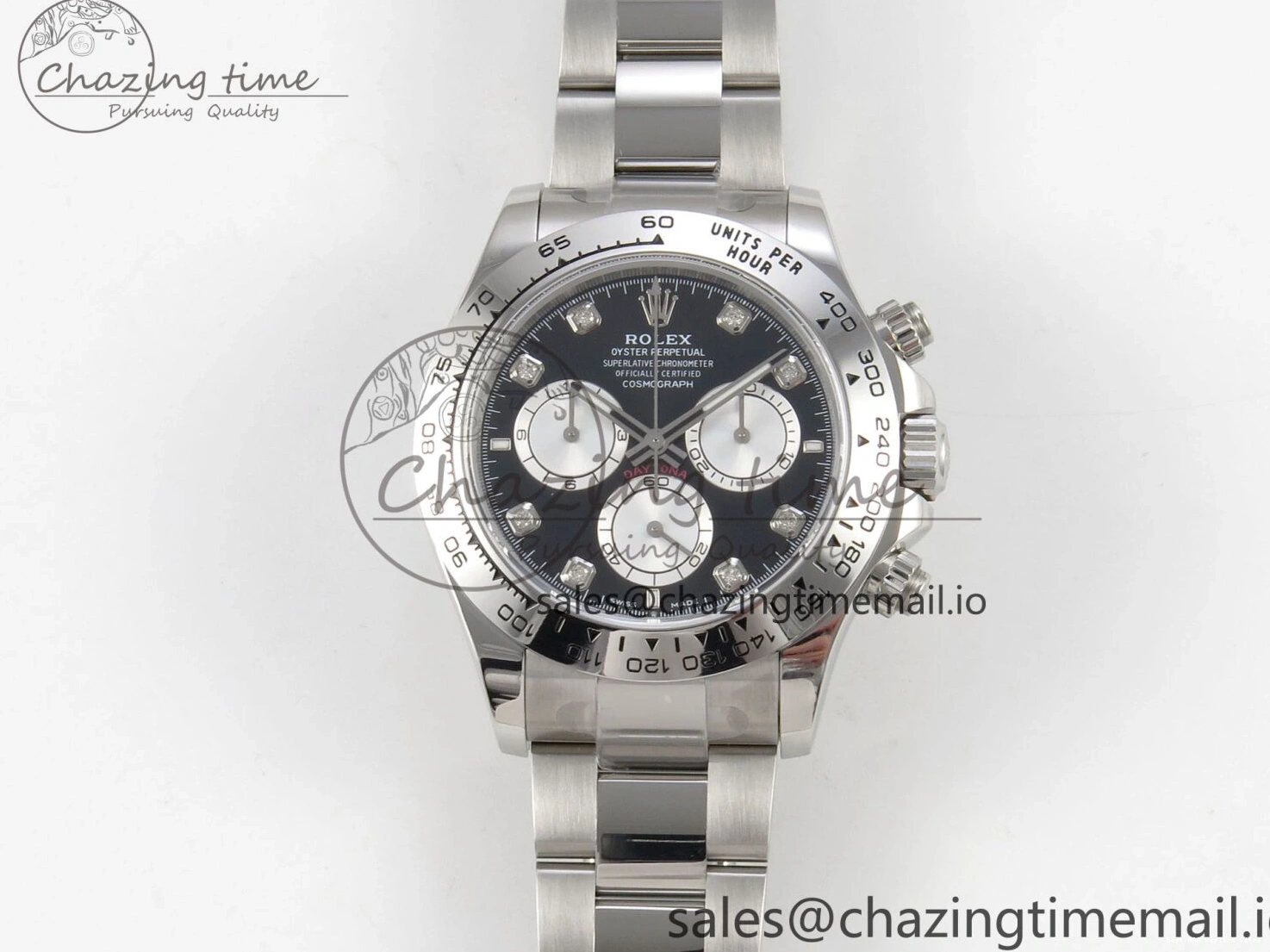Good Copy Rolex Watches DD Tailored 1:1 SS Clone Daytona SS Clean on 126509 Best Black Edition Bracelet Dial 255 Super 1218
